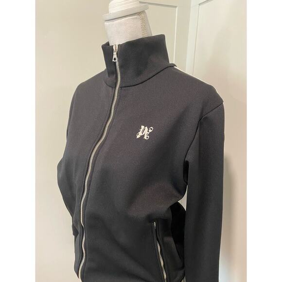Palm Angels Monogram Track Jacket in Black Off White Men's/Unisex - Picture 10 of 12